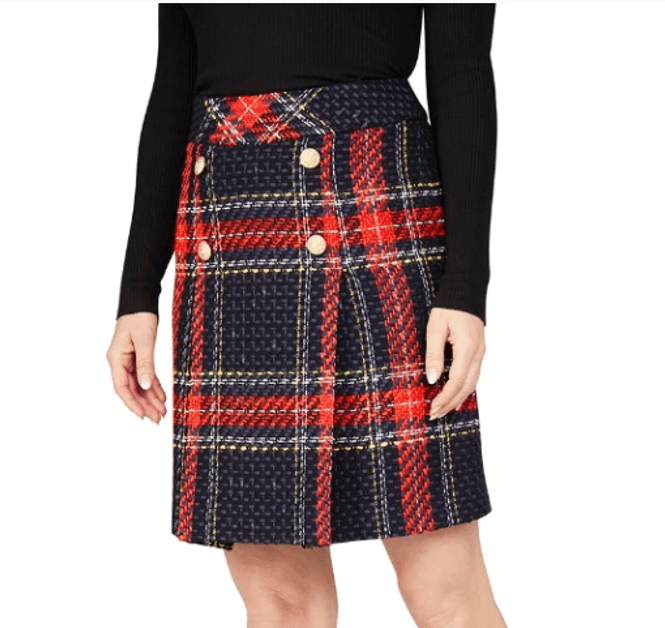 Hovedbilde Blå Rutete Gardeur Skjørt