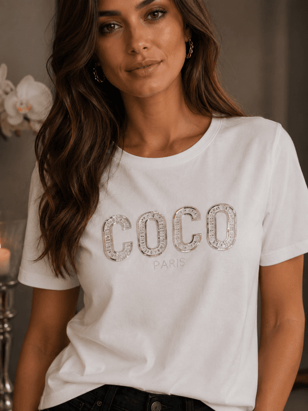 Coco tshirt hvit