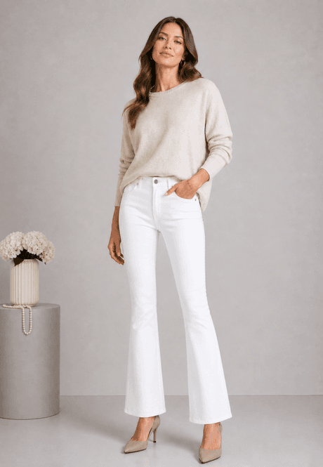 Hovedbilde Robell Joella Hvit jeans 85 cm