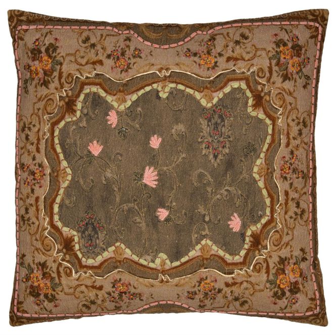 Hovedbilde Putetrekk Grønn med broderi