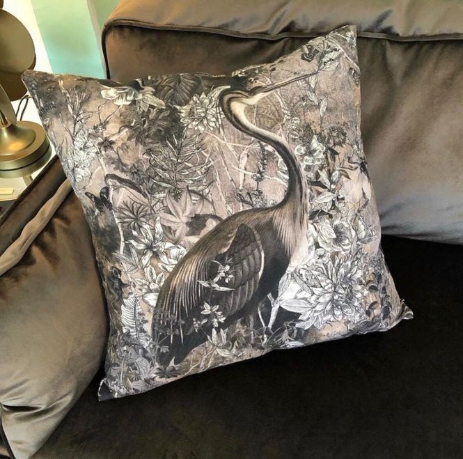 Hovedbilde Lin pute fugl