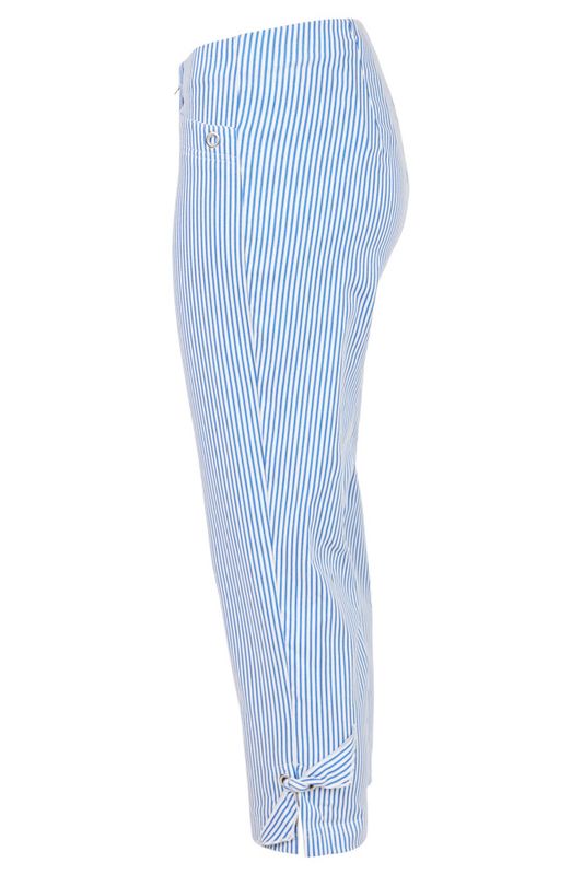 Robell Rose stripete capri bukse
