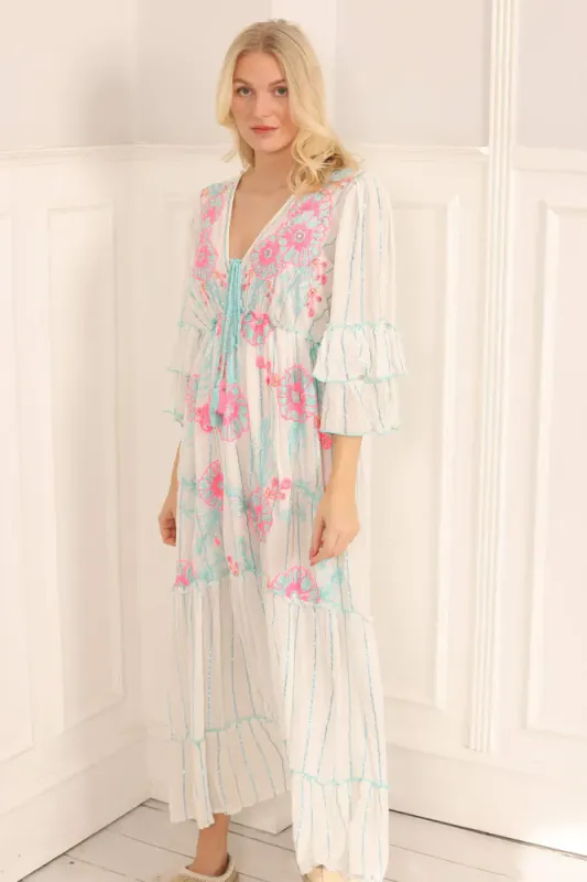 Chanelle Dress turkis rosa