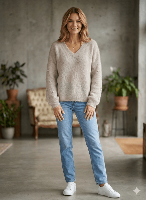 Pho Firenze Mohair Lux med perle armer