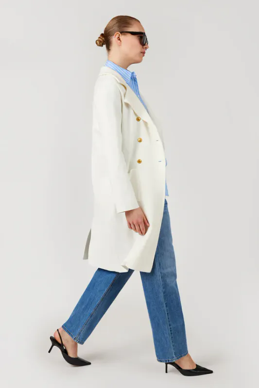 Gomaye Knit Cardigan Creme