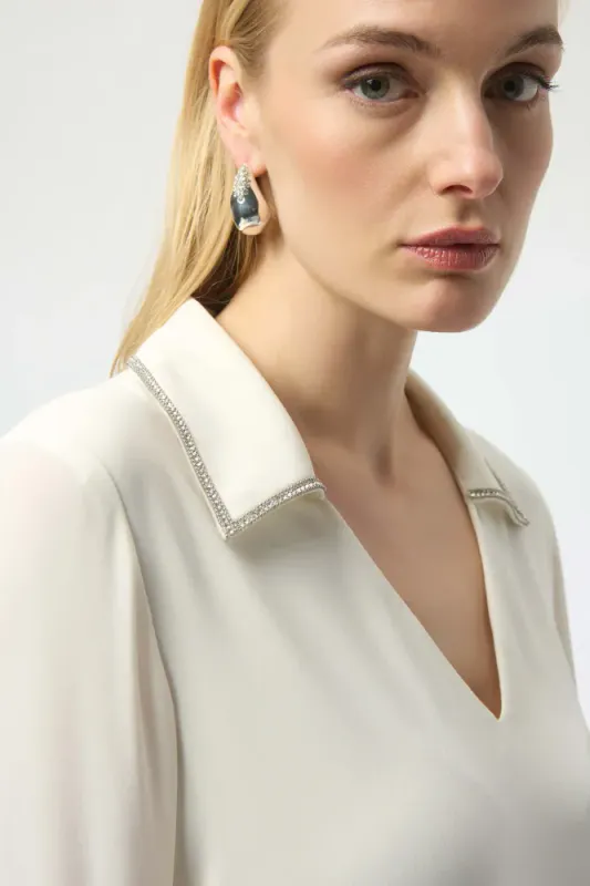 Joseph Ribkoff Georgette Flared Layered Topp 